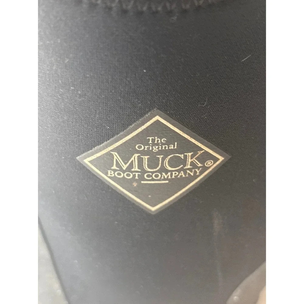 Muck Boot Company Hale Rain Boots Kids Size 2 Black Excellent Waterproof Rubber